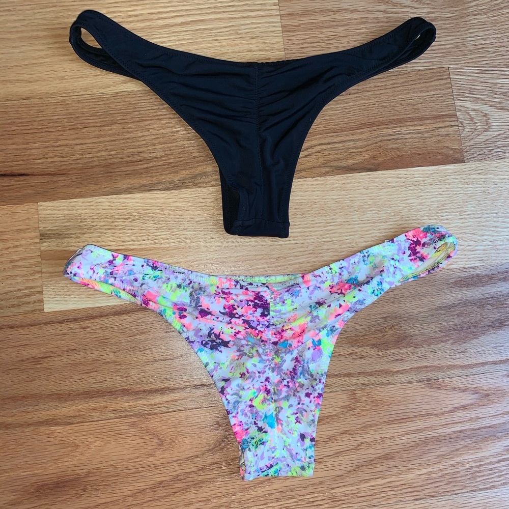 Victoria’s Secret Ruched Cheeky Bikini Bottoms